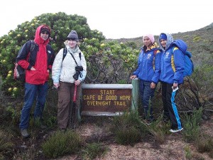 start of Cape of Good Hope Trail