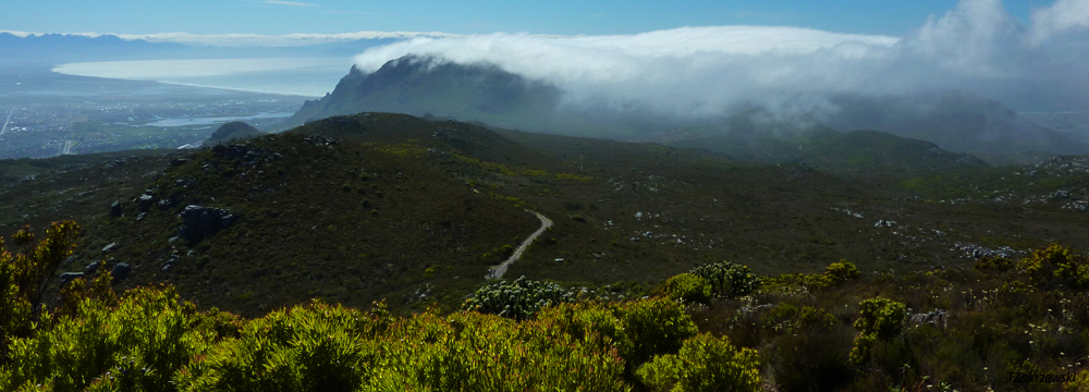 Table Mountain - Hoerikwaggo Trek view False Bay